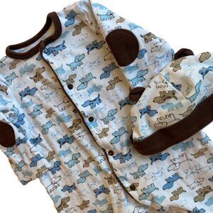 5 / $10 Bundle | Baby Boy Footie PJ 9M